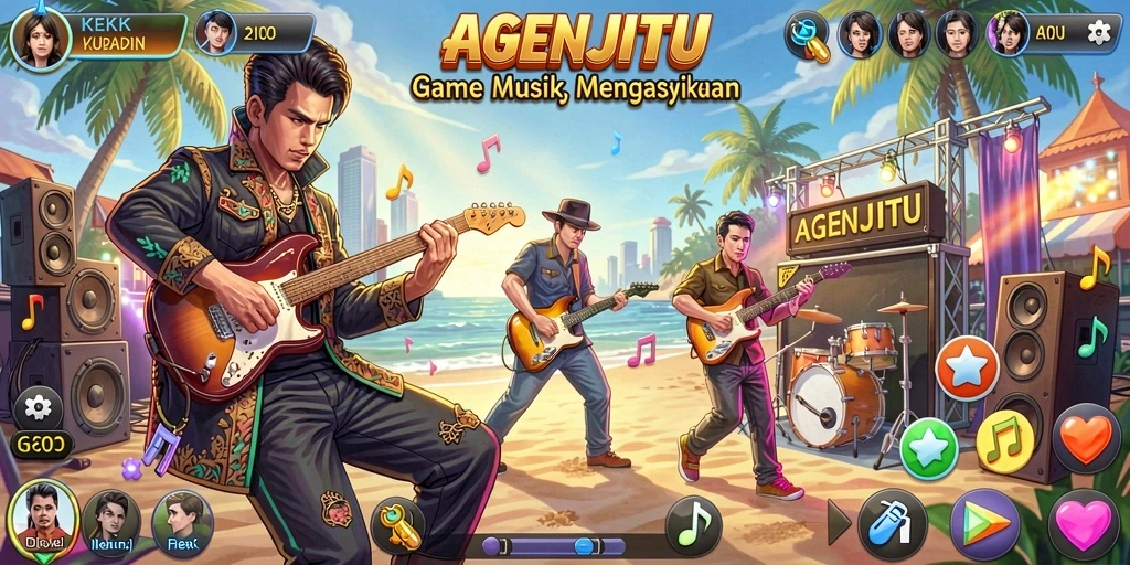 Tampilan gameplay AGENJITU yang seru dan interaktif.