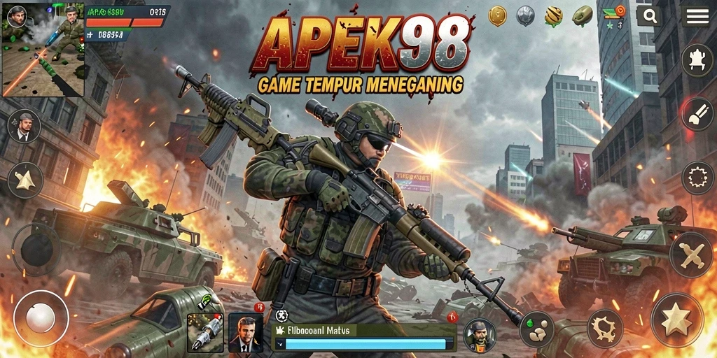 Tampilan gameplay APEK88 dengan aksi mendebarkan.