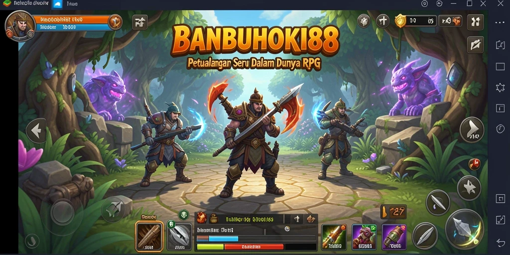 Tampilan gameplay spektakuler dan seru di BANBUHOKI88.