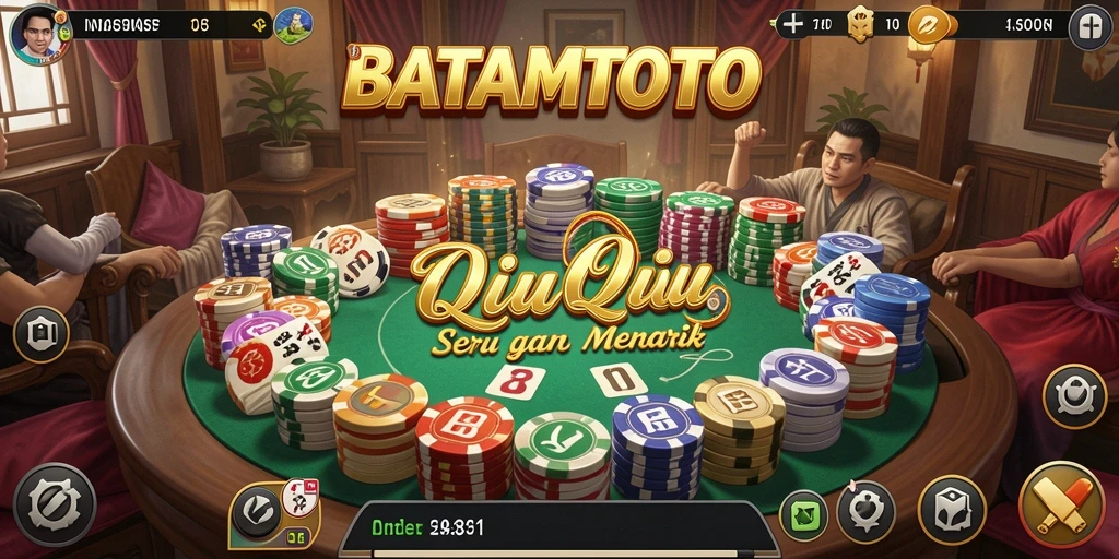 Tampilan gameplay seru dari BATAMTOTO dengan QiuQiu.