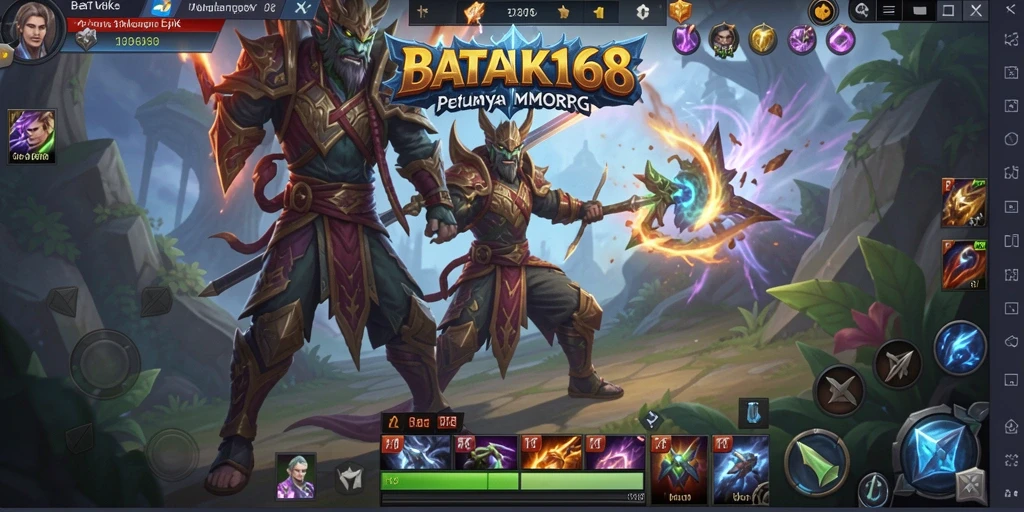 Tampilan gameplay seru dan penuh petualangan di BATIK168