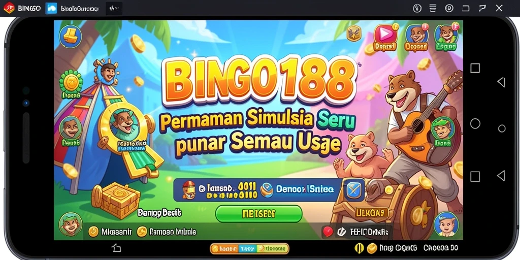 Tampilan gameplay seru BINGO188 dengan interaksi langsung.