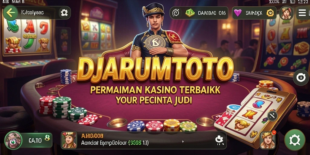 Tampilan screenshot gameplay Kasino DJARUMTOTO yang menarik dan dinamis.