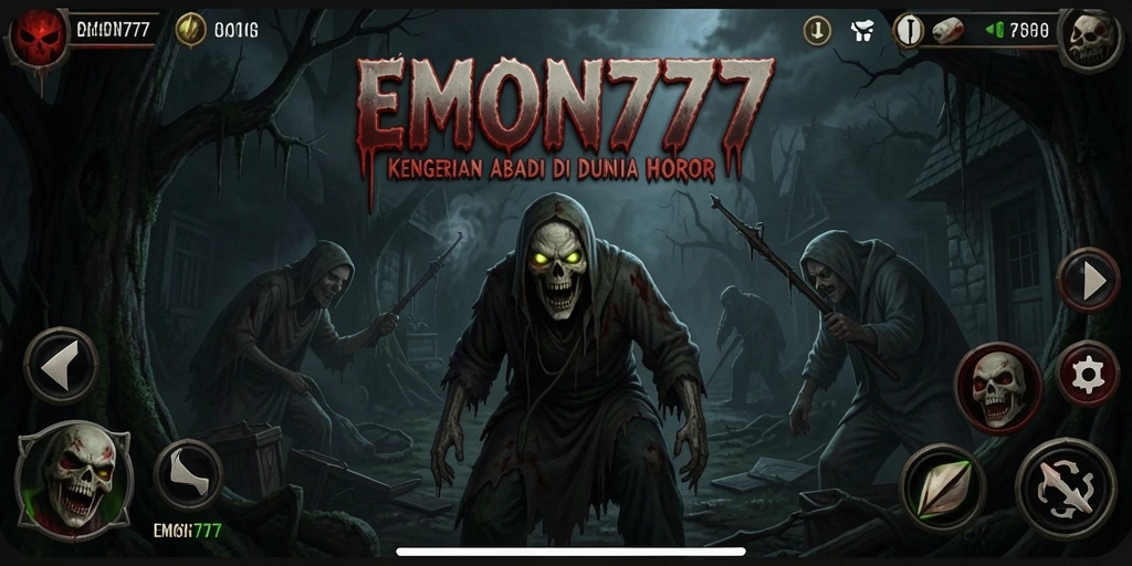 Tampilkan gameplay EMON777 yang menegangkan dan menyeramkan.