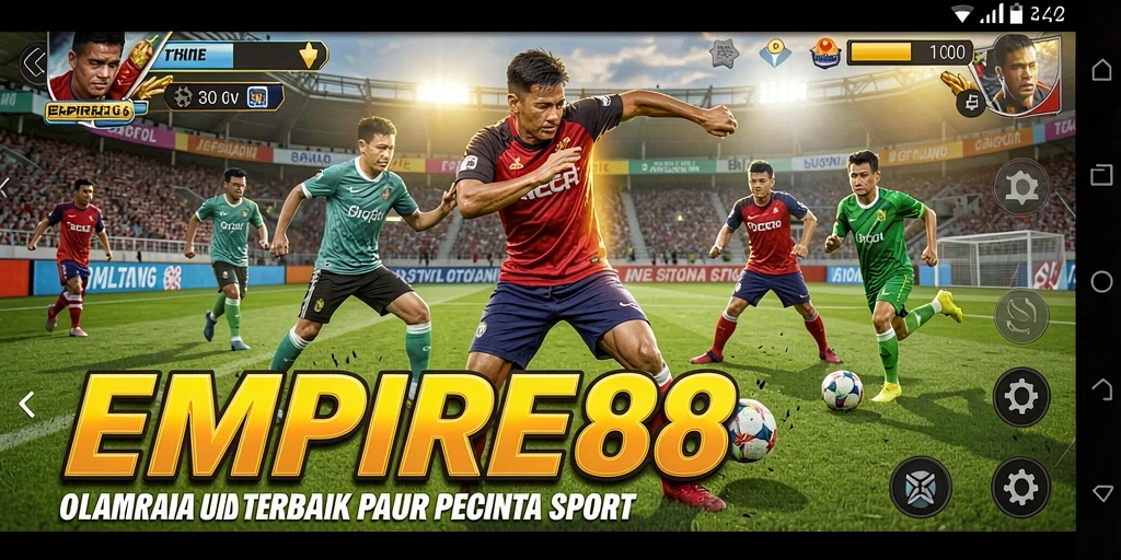 Tampilan menarik dari gameplay olahraga di EMPIRE88.