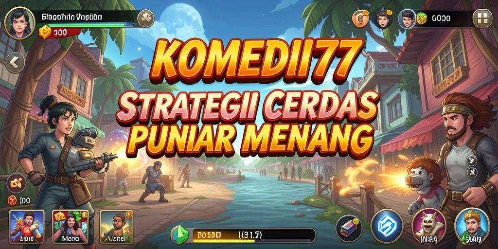 Screenshot gameplay KOMEDI77 menampilkan aksi strategi penuh tantangan.