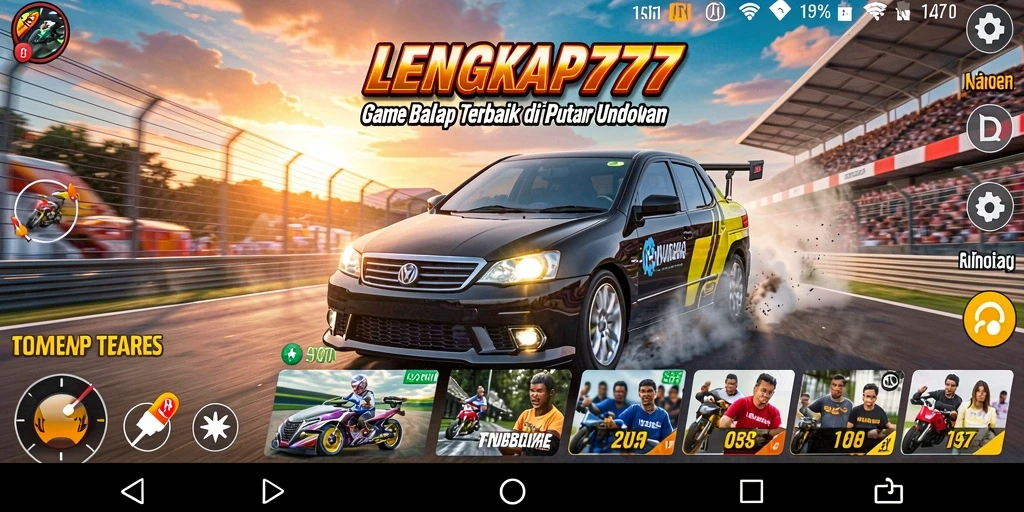 Tampilan gameplay LENGKAP777 yang seru dan mendebarkan.