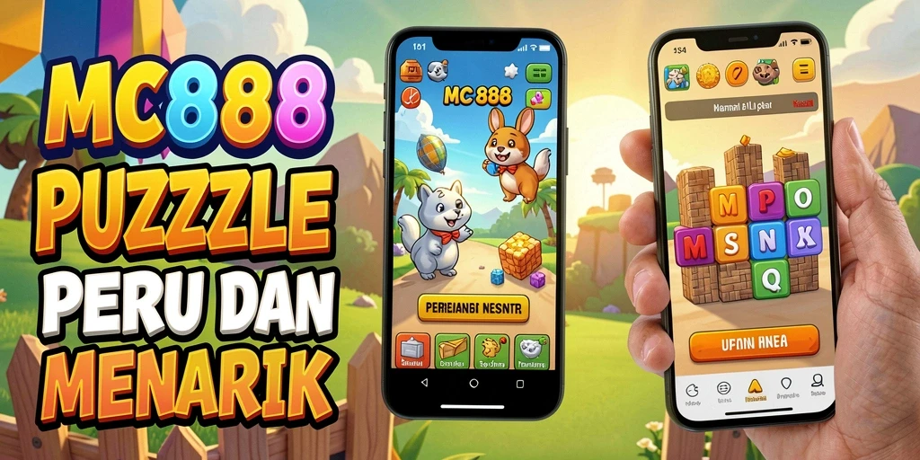 Screenshot utama MC888 menampilkan gameplay Puzzle yang seru dan menantang.