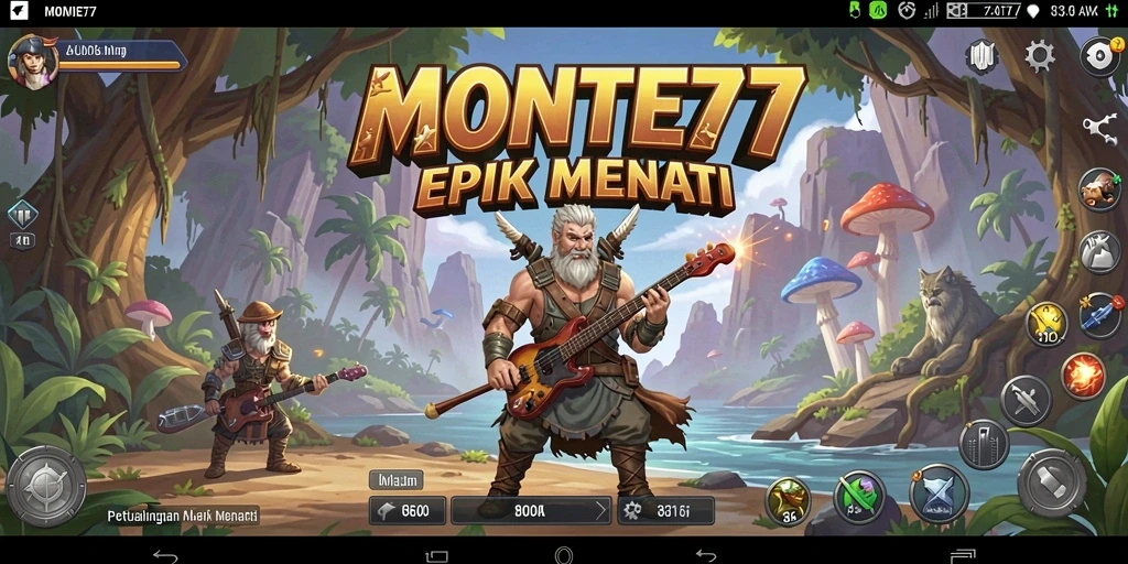 Gameplay seru dan grafis menawan di MONTE77.