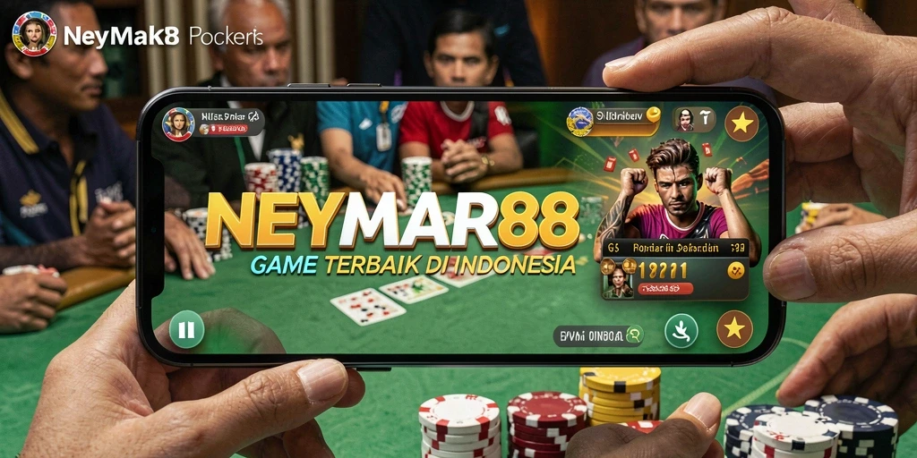 Gameplay seru NEYMAR88 saat bermain poker online.