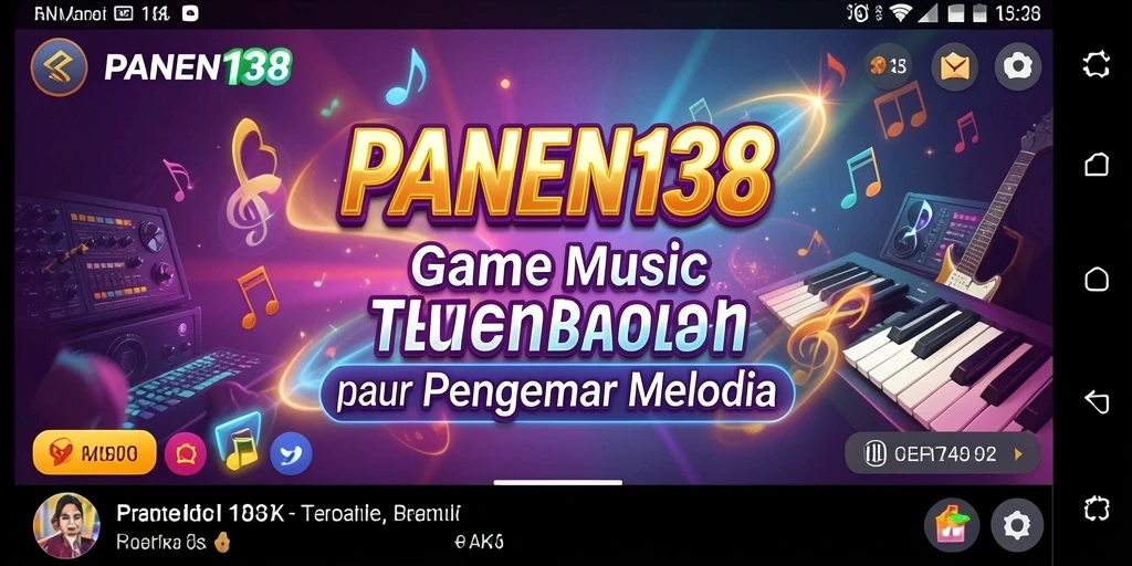 Screenshot utama PANEN138 menampilkan gameplay musik yang seru dan interaktif.