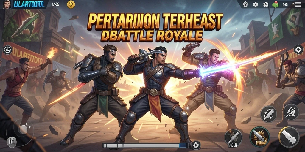 Gameplay mendebarkan di arena pertarungan ULARTOTO.